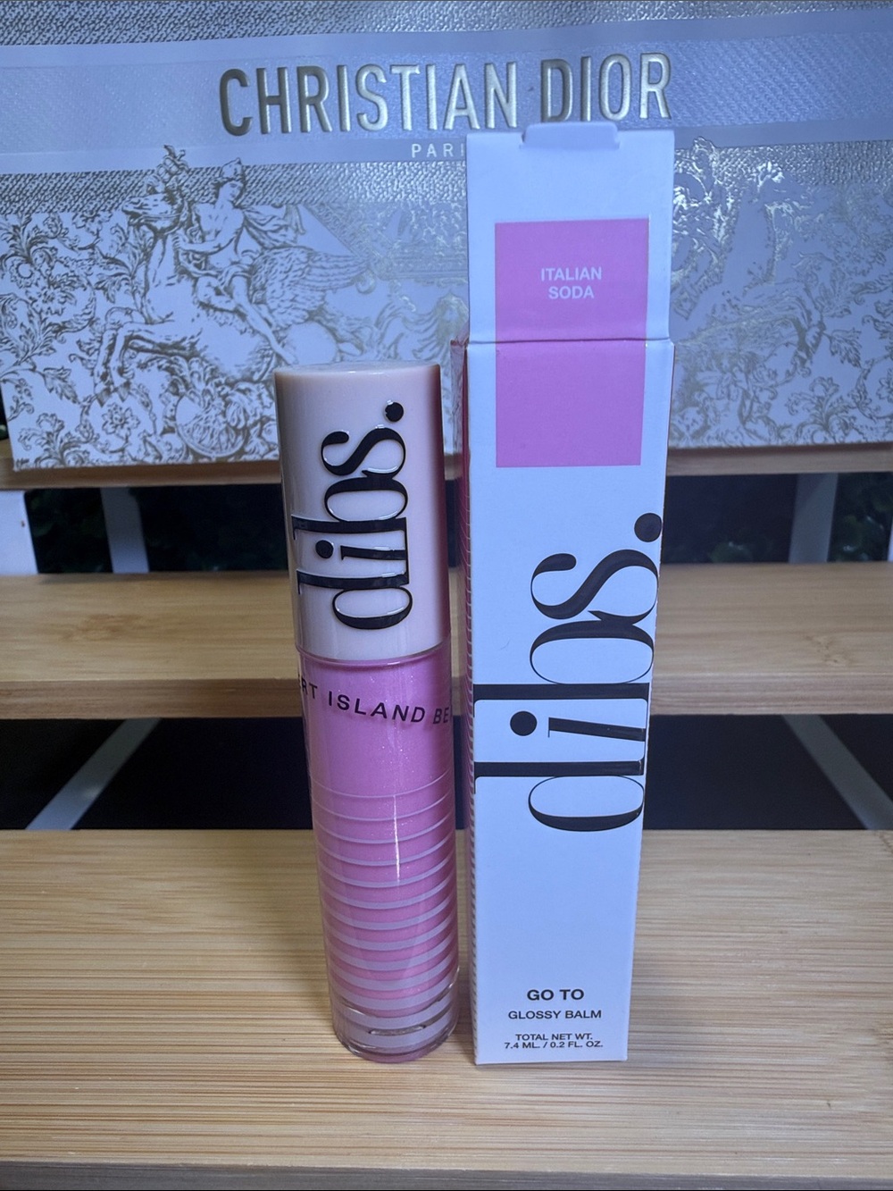 dios. Go To Glossy Balm — Italian Soda Pink